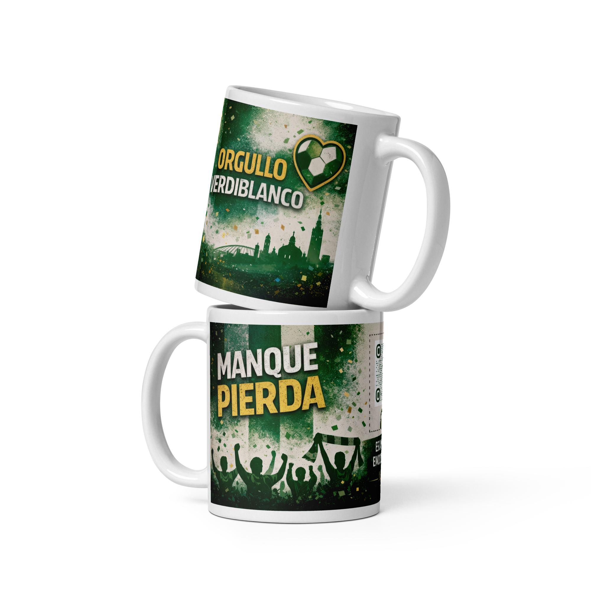Tazas futboleras con canción